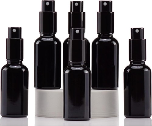 Schwarz sprühflasche glas - schwarz,