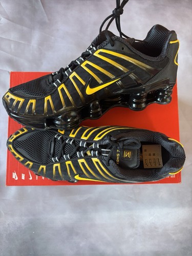 Nike shox black - black/yellow,