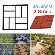 2×DIY Pflasterform Gehweg