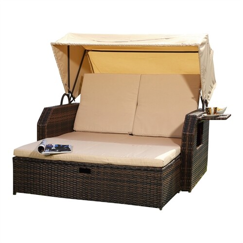 Strandkorb dach sonnenbett - dach,