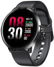 IOMI Smartwatch Bluetooth Freizeit Fitnesstracker Sportuhr schwarz 