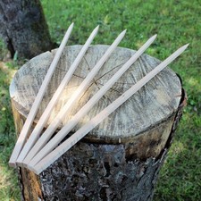 Steckerlfisch Spieß Grillspieß Buchenholz 60 cm Neu Schilling Fischgrilltechnik