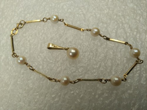 Hübsches 585er armband mit - 585er,