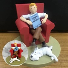 Action Figuren Tintin und Snowy Die Abenteuer von Tintin Anime Modell Spielzeug