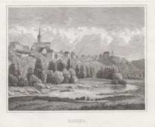 Dohna Original Stahlstich