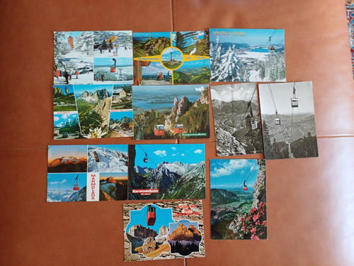 Ansichtskarten seilbahnen - ansichtskarten,