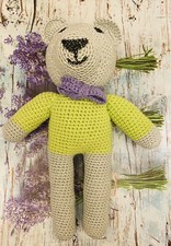 Teddy bär gehäkelt - 💖,