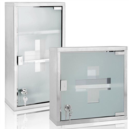 Deuba medizinschrank edelstahl - medizinschrank,