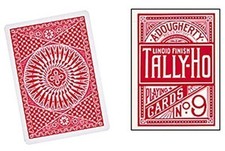 Red circle back tally - red,