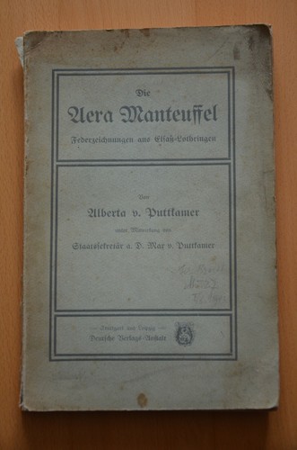 Aera manteuffel elsaß - manteuffel,