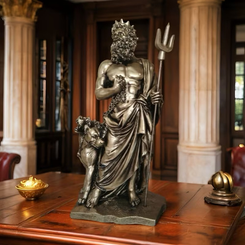 Hades statue mit cerberus - cerberus, 26