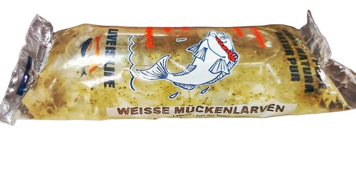 Weiße mückenlarven - 6x,