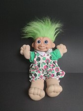 Troll | Puppe | Kobold | 90er | 33cm Grüne Haare | Vintage | Retro |