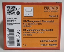 Jung TRDLS1790WW LB-Management Raumthermostat-Set LS alpinweiß neu OVP versieg.