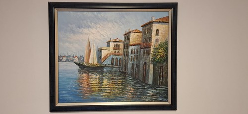 ölgemälde landschaft venedig - Ölgemälde,