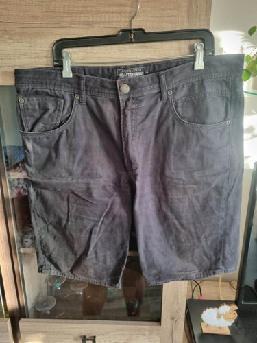 Schwarzer herren jeansshort - schwarzer, herren-jeansshort