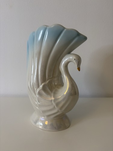 Vintage schwan übertopf vase - vintage,