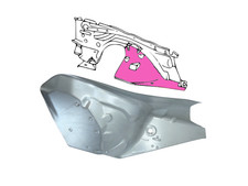 Innenkotflügel Radhaus