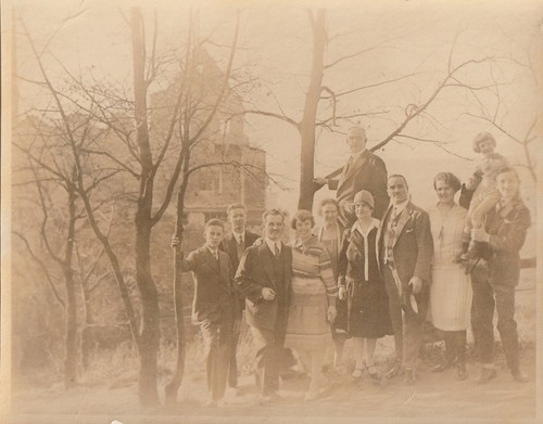 Vintage foto familienfoto 1927 - vintage,