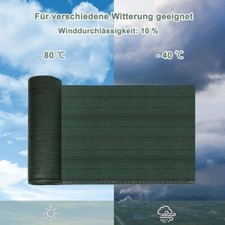 Zaunblende Tennisblende HDPE 180 g/m² Sichtschutz Balkon Zaun Grün Windschutz