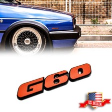 Red G60 Emblem Badge Sticker