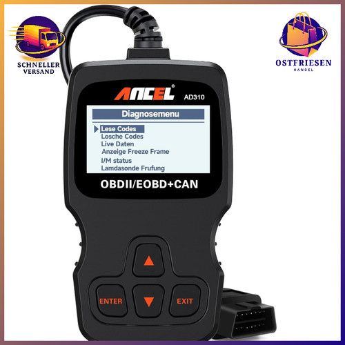 Obd2 diagnosegerät ad310 - obd2,