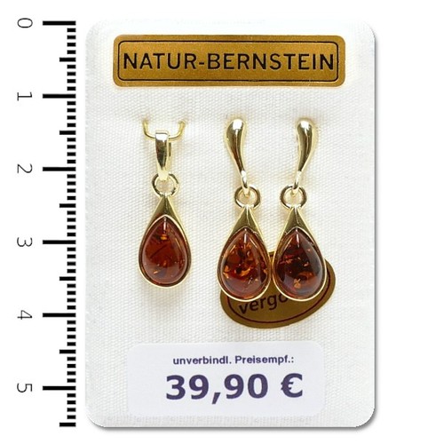 Bernstein set ohrringe und - bernstein,