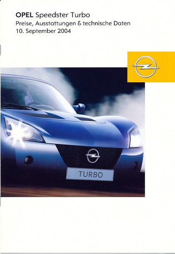 Opel speedster turbo - speedster,