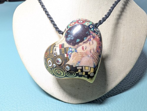 Goebel anhänger herz - herz, klimt