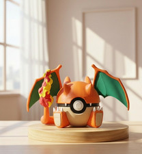 Glurak Pokéball 3D Figur Deko