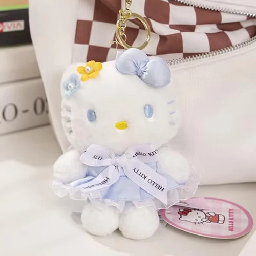 Hello kitty baby - baby-blau, kleid