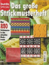 Rarität aus den 1980er Jahren:  burda spezial E410 - das große Strickmusterheft