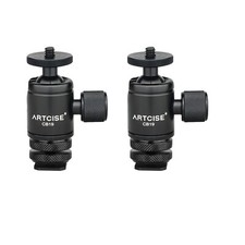 2Pcs Aluminum Stativkopf