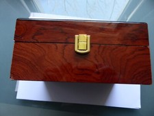ZENITH UHREN BOX, EDELHOLZ, BRAUN,  sehr edel, original, gebraucht,