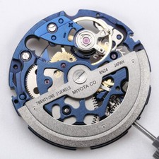 Automatik Uhrwerk Uhr Skelettuhr Squelette Kaliber 8n24  Original Miyota
