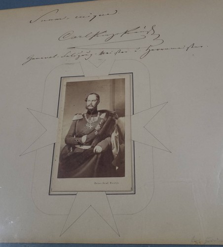 Autograph carl von preußen - carl,