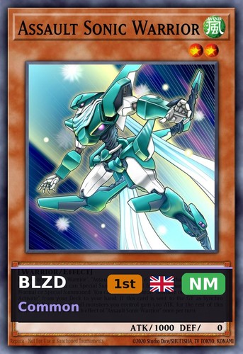 Assault sonic warrior blzd - assault,