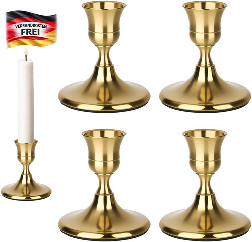 Kerzenständer set gold - kerzenständer,