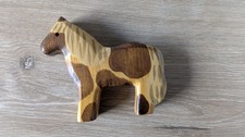 Holzpferd Shetland Pony Spielfigur Handmade