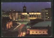 Berlin, Blick auf den palast der Republik bei Beleuchtung, Ansichtskarte 