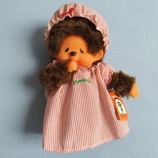 Monchhichi Mädchen im Nachthemd Sammlerstück -selten - Rarität- mit OVP