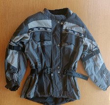 Motorradkombi damen textil polo pharao schwarz mit Protektoren