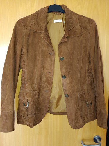 Lederjacke veloursleder 40 - veloursleder,