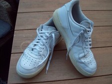 Original Nike Air Force 1 '07 Leder weiß Herren Sneaker Turnschuhe Gr. 45