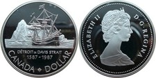 Silbermünze Elisabeth II