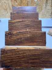 Zebrano 188x188x66mm 1 Stück