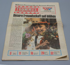 TROMMEL Zeitschrift 70er DDR Zeitung für Thälmann Pioniere Schüler SonderausgL63