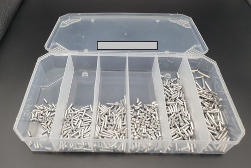 Nieten set aluminium - set,