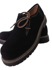Trachtenschuhe Herren  Haferlschuhe Schuhe Trachten Halbschuh Leder Schwarz