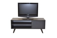 TV Tisch schwarz Fernsehschrank Hifi Regal Lowbard Phonotisch Fernsehtisch NEU